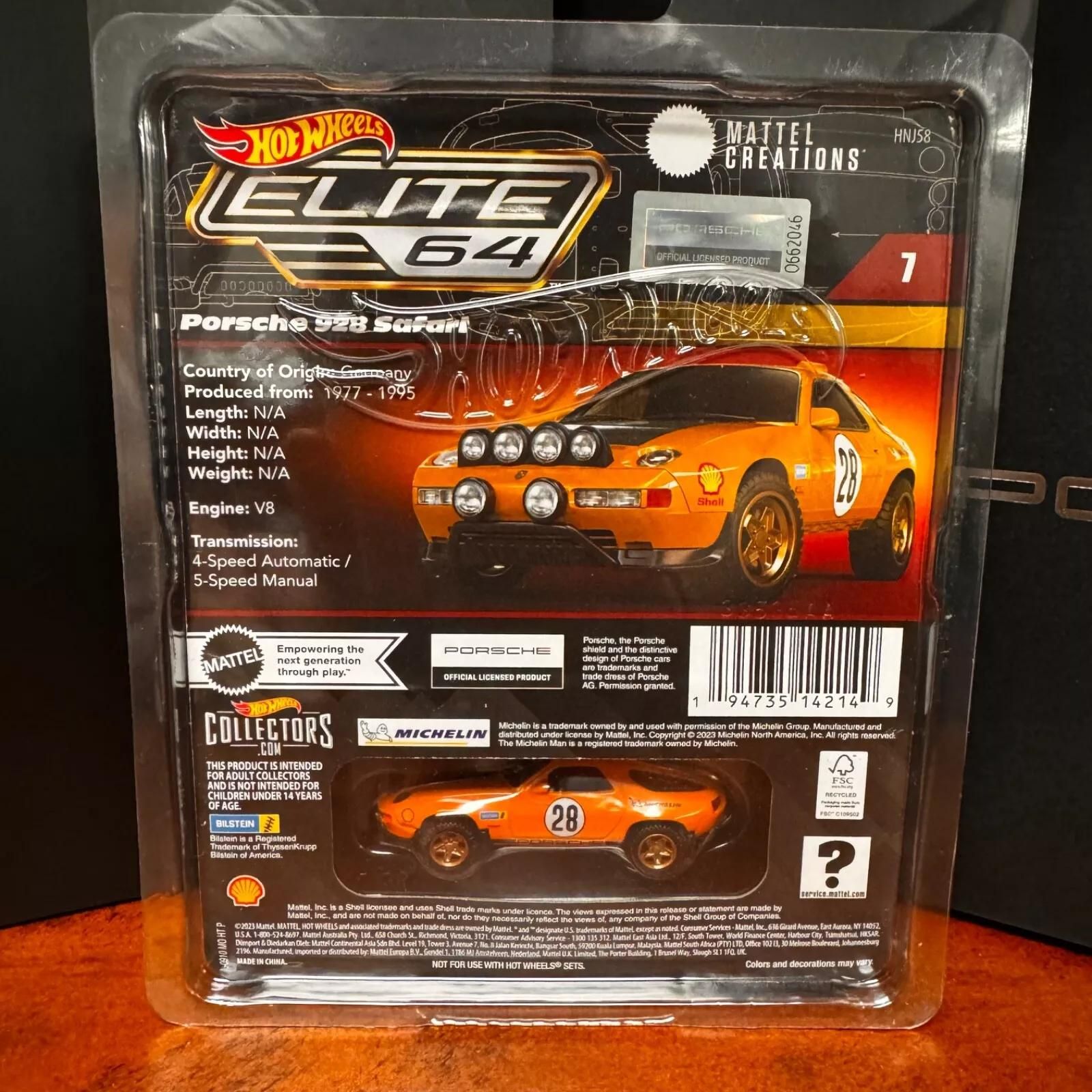 Unopened box of Elite 64 Porsche 928 Safari