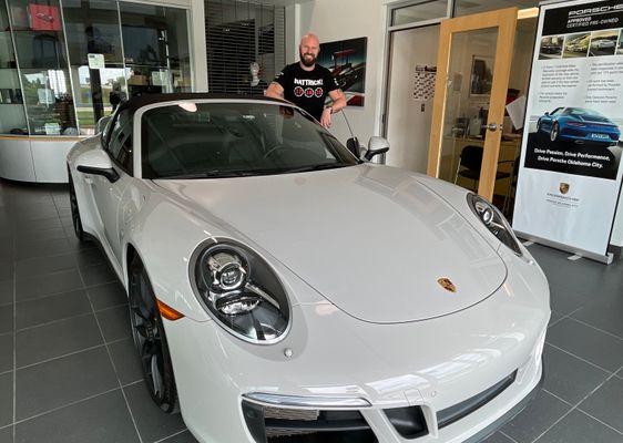 Martin with Porsche