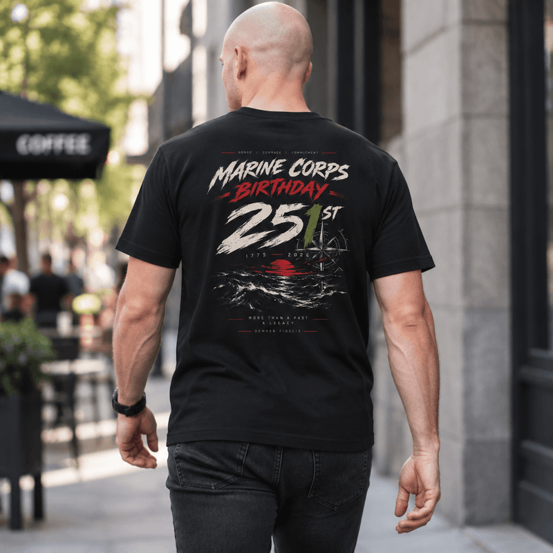 251 HB Marines - Unisex oversized boxy tee